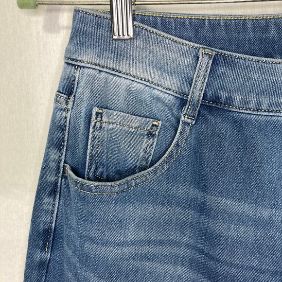 Halara High-Rise Medium Wash Wide Leg Jeans Relaxed Chic Casual Denim - Picture 5 of 9